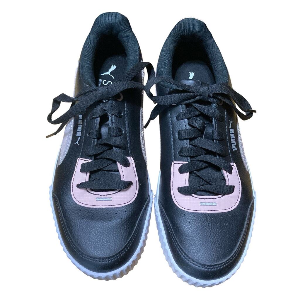 Puma Tennis Shoes Women's Size 8.5 Black Pink